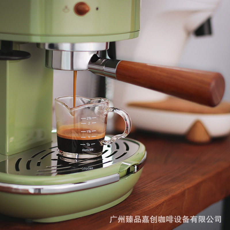 Delong Semi-Automatic Coffee Machine Brewing head accessories Delonghi powder bowl bottomless modified handle solid wood utensils