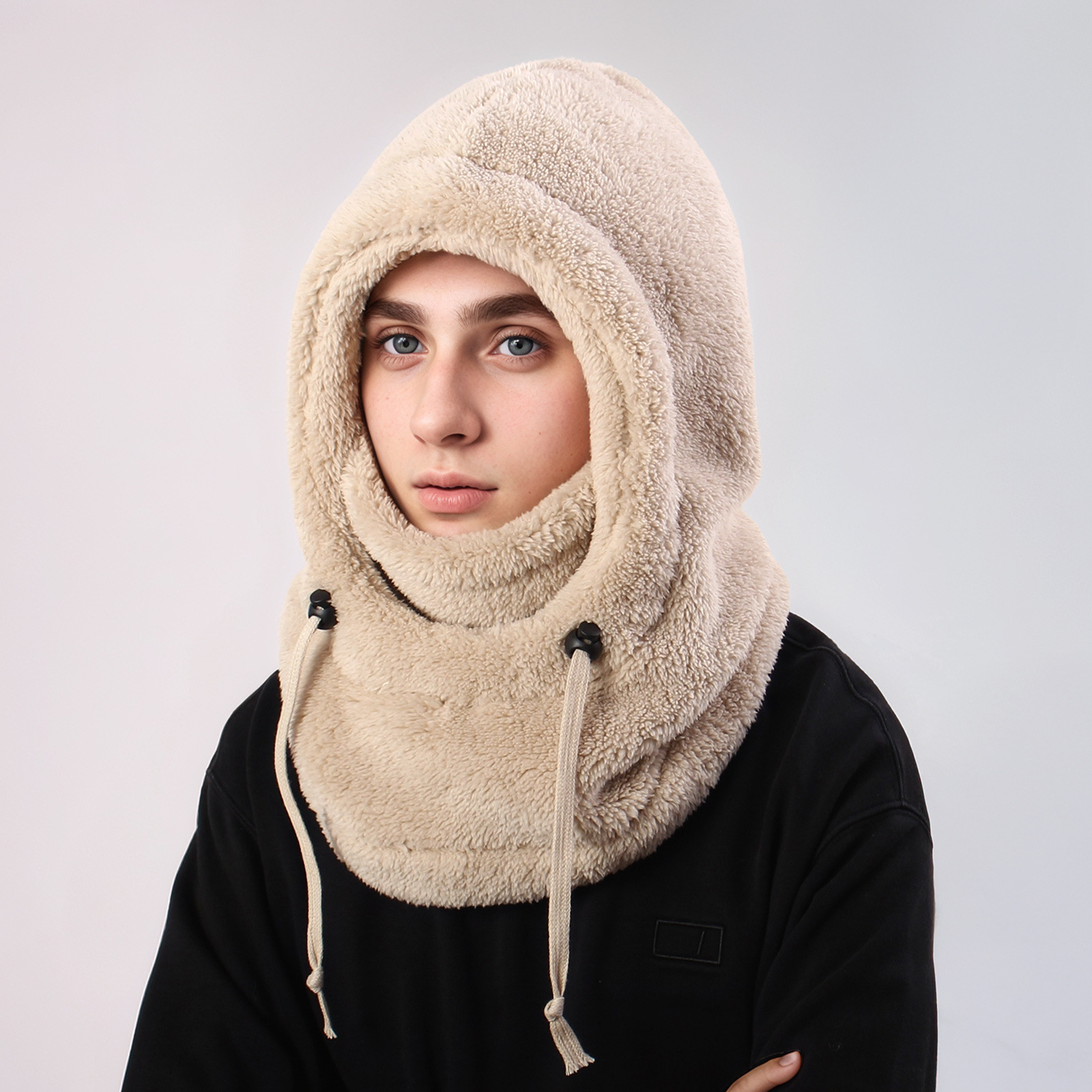 New Women Autumn Winter Warm Cycling Windproof Coldproof Hat Balaclava Face Shield Mask For Adults_voghion.com