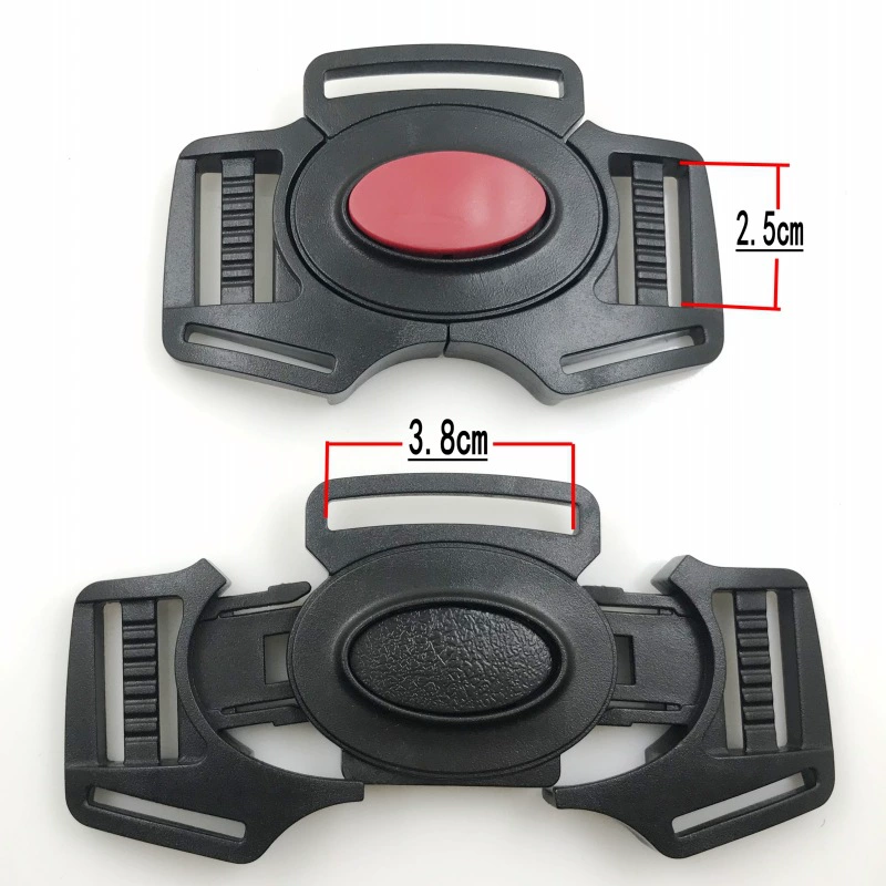 Поставка пластиковой пятиходовой пряжки для коляски, пятиточечная пряжка безопасности, пряжка ремня безопасности, детские автомобильные аксессуары