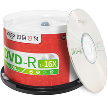 爱国者（aigo） DVD-R 空白光盘/刻录盘 16速4.7GB 桶装50片