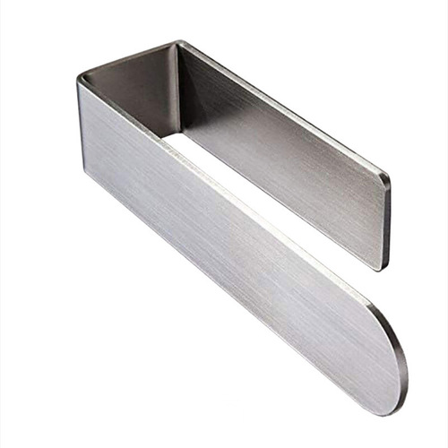 Cross-border square towel ring 304 stainless steel simple hanging towel bath towel rack face wash pendant towel bar no punching