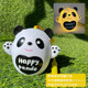 Vinyl Piggy Bank Music Luminous Chubby Panda Lantern