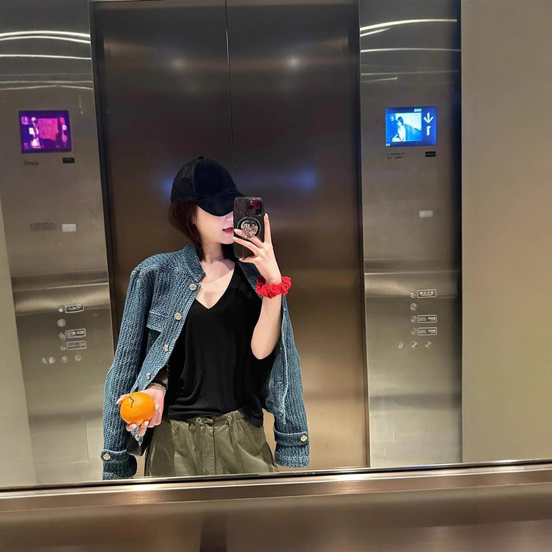 春季老钱风开春穿搭短款牛仔小香风女外套2025新款肌理感夹克春秋|undefined
