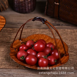竹编;竹质工艺品;家用煮茶炭炉