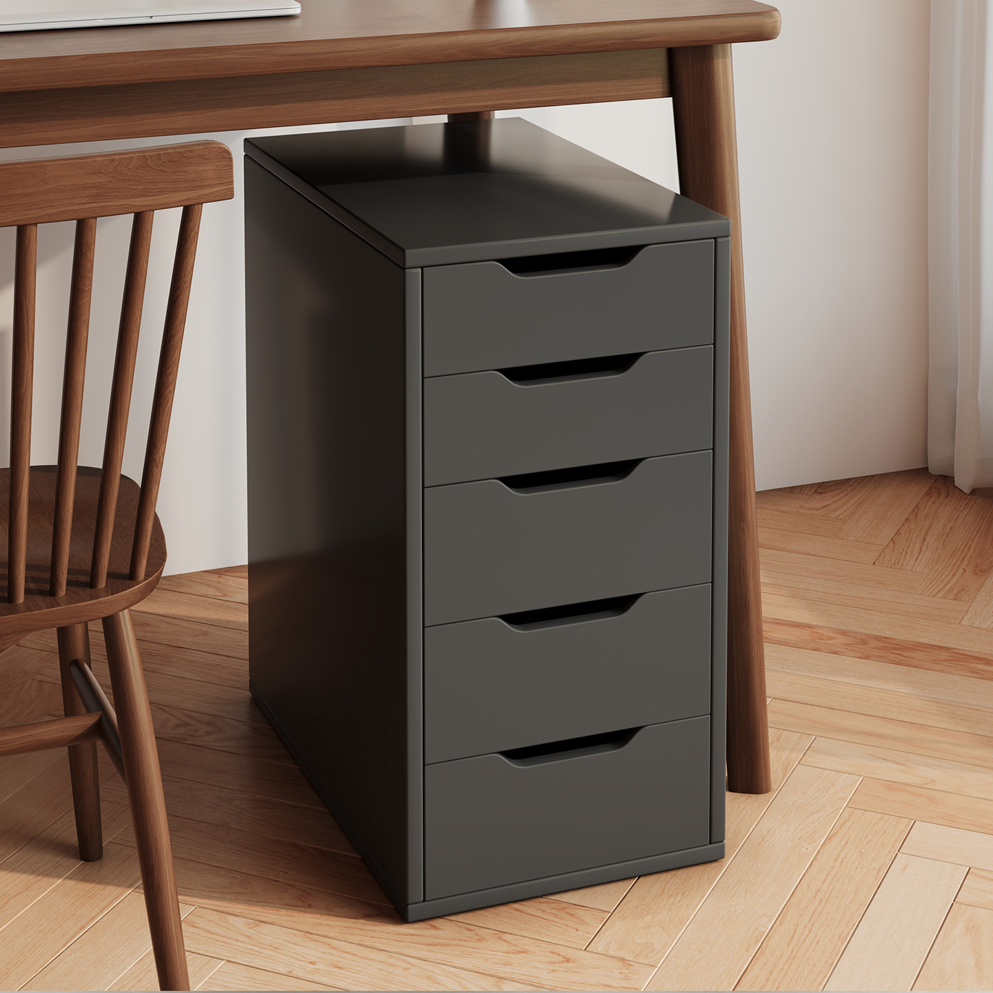 File Storage Cabinet under the Desk Drawer Storage Cabinet Office Multi-Layer A4 Can Be Placed in Mobile Sandwich Storage Cabinet