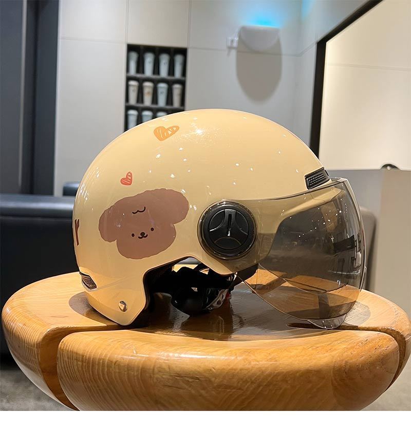 Electric Car Helmet Cute Safety Helmet Universal Sunscreen Motorcycle