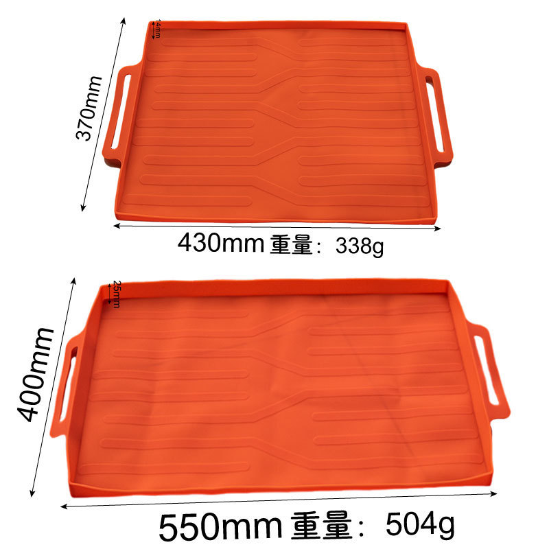 バーベキューグリルマットシリコン製オーブンマット焼き皿黒石保護マット屋外キャンプ用シリコン製オーブン高温保護マット|undefined