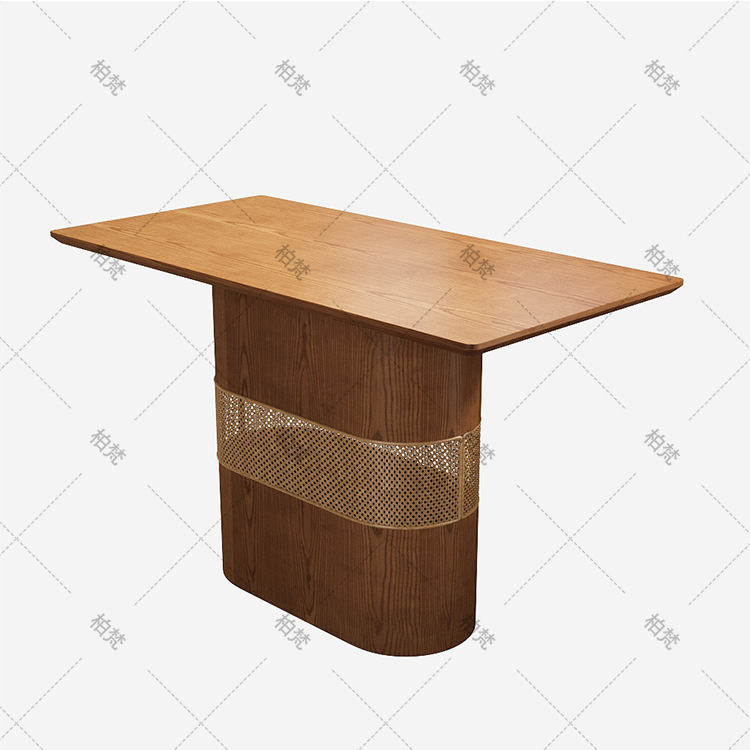 Cubo de Ratán cónico de mesa larga 120 * 60 * 75