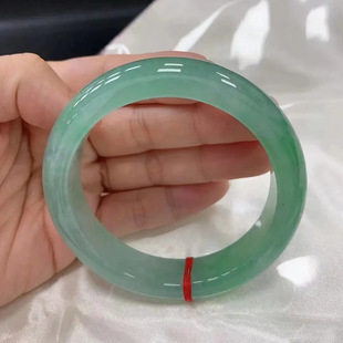 Myanmar Jade Bracelet Ice Glutinous YANG Green Jade Bracelet light green Oil Green Ice Jade Handle Jade Bracelet for Women
