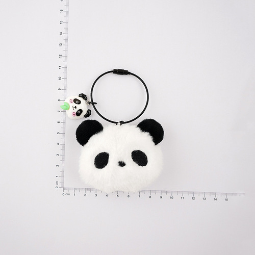 Chengdu Panda Doll School Bag Pendant Keychain Cute Plush Toy Various Car Dolls Bag Pendant