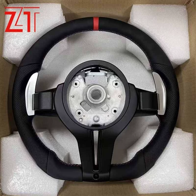 button and red return-to-center mark, Steering wheel