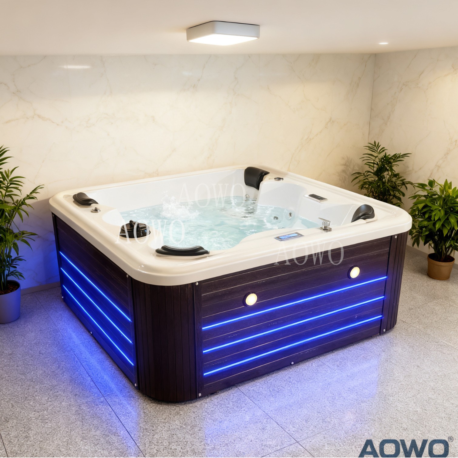 bañera acrílica masaje de surf bañera de hidromasaje al aire libre spa casero 6 personas jacuzzi piscina