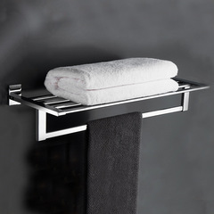 全銅毛巾架壁掛浴室毛巾杆浴巾架酒店工程衛生間涼毛巾衛浴掛件