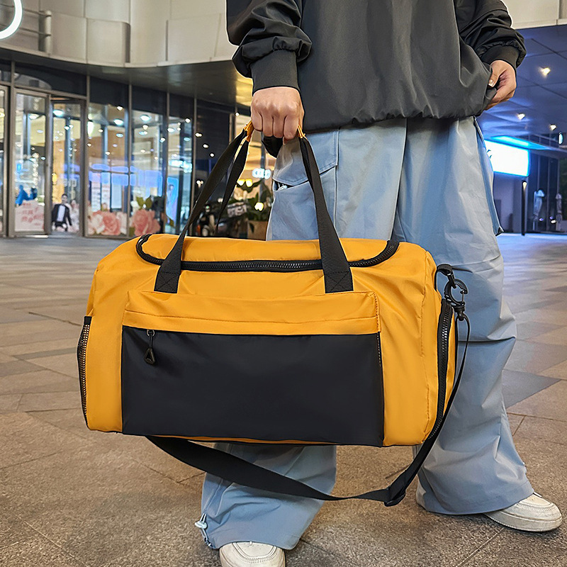 Bolsa de viaje de corta distancia, bolsa de equipaje portátil de gran capacidad, bolsa deportiva de entrenamiento y fitness para exportación, bolsa de yoga, logotipo personalizado