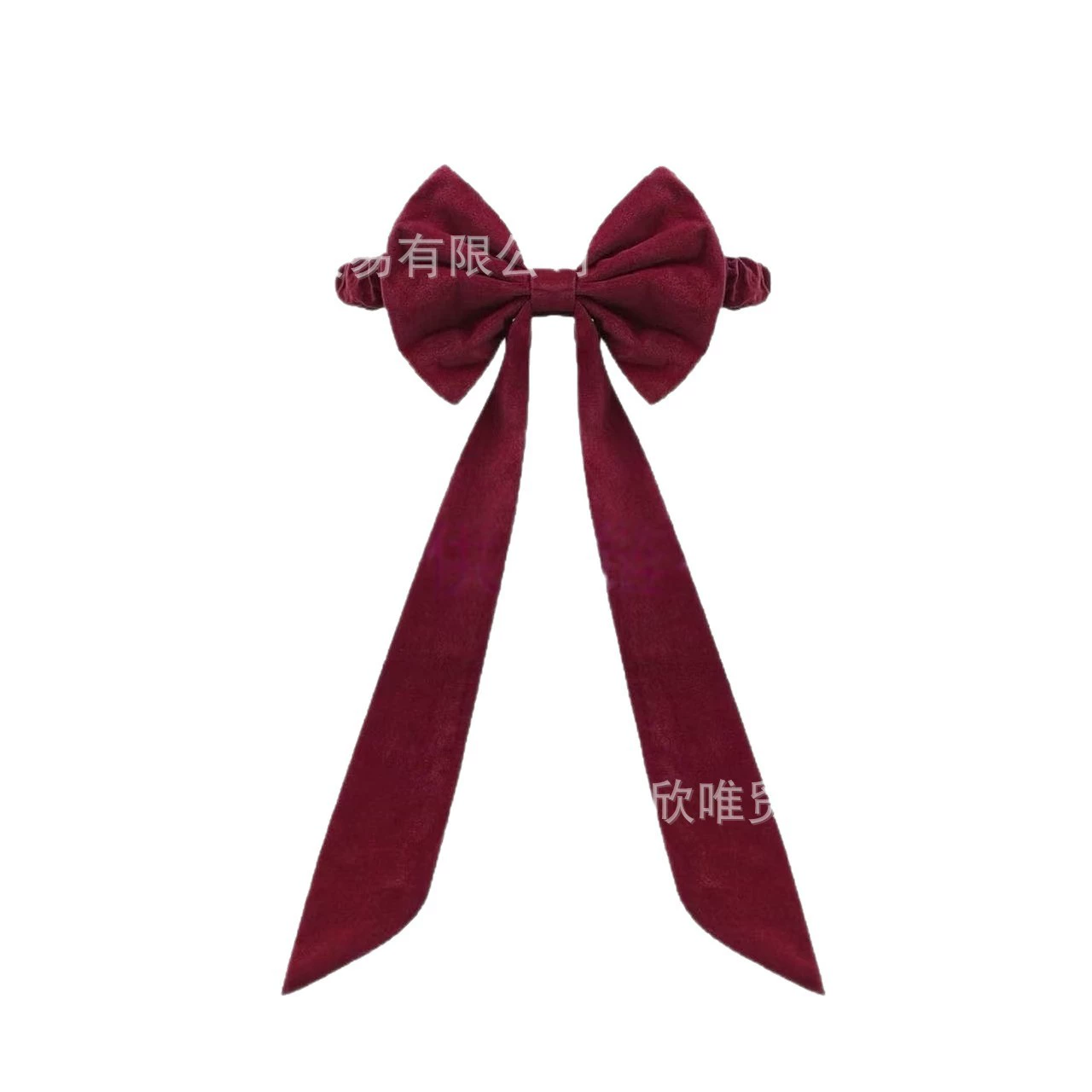 跨境Christmas Red Chair Bows for Chairs圣诞酒红色椅套蝴蝶结