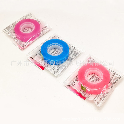 New upgraded frosted fantasy sticky ball tape 1.2CM writable invisible tape six-color small stationery