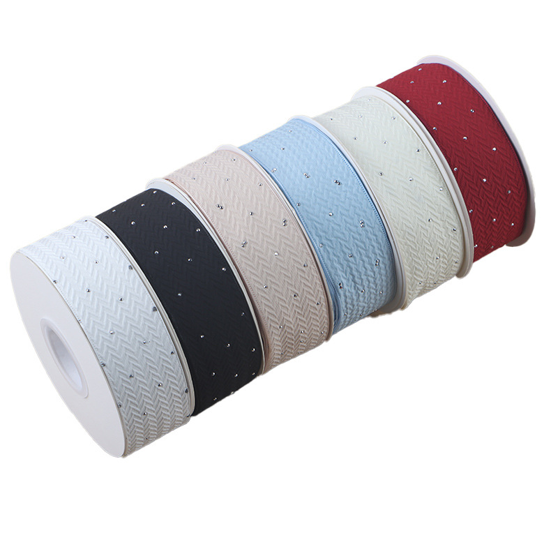 (2개) 다이아몬드면 벨트 단색 포장 리본 꽃집 꽃 선물 수제 DIY 포장 재료 케이크 포장 새로운 스타일