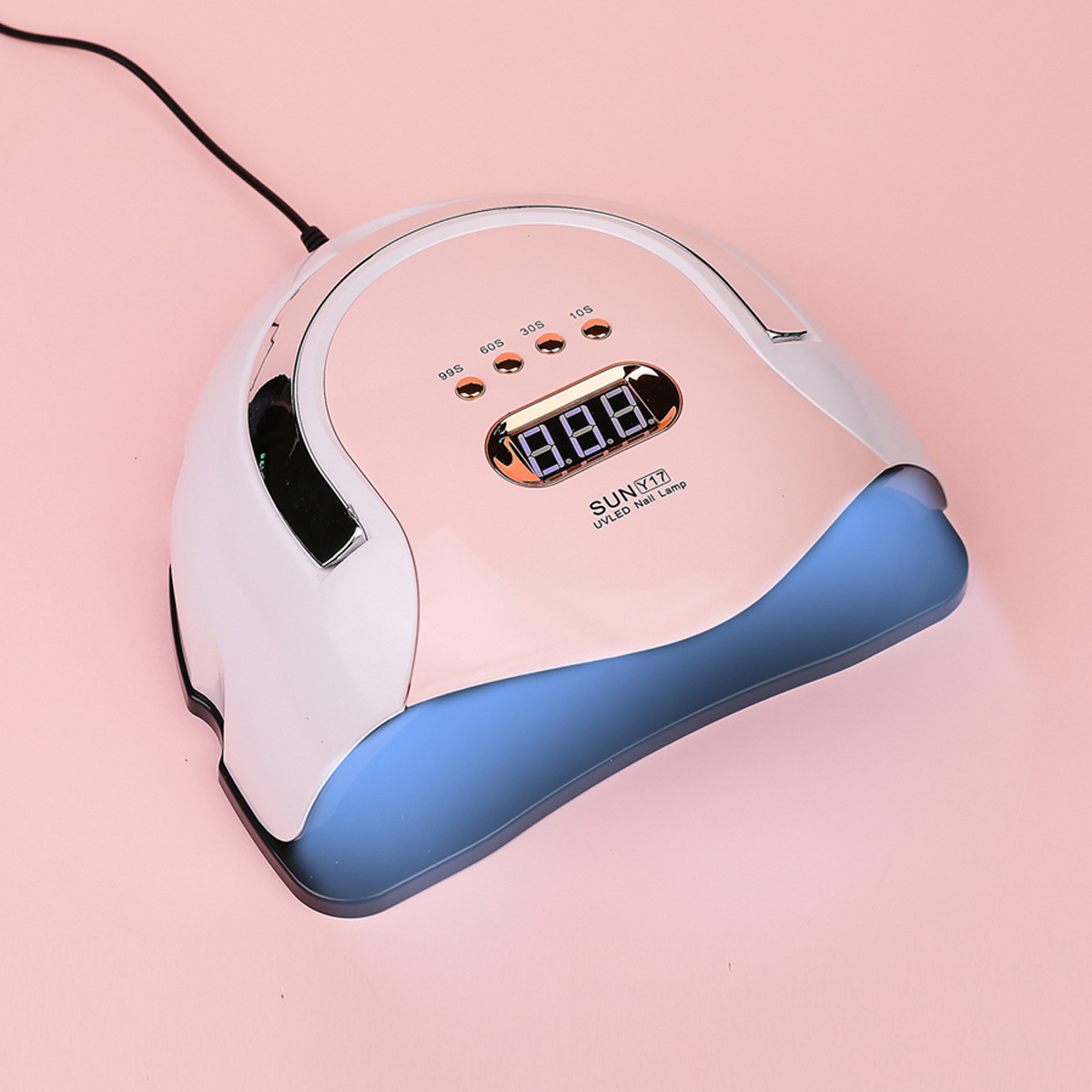 Lámpara de uñas de alta potencia, sensor inteligente, sincronización, fototerapia, máquina de uñas, lámpara de horneado de uñas LED, no máquina de uñas de mano negra