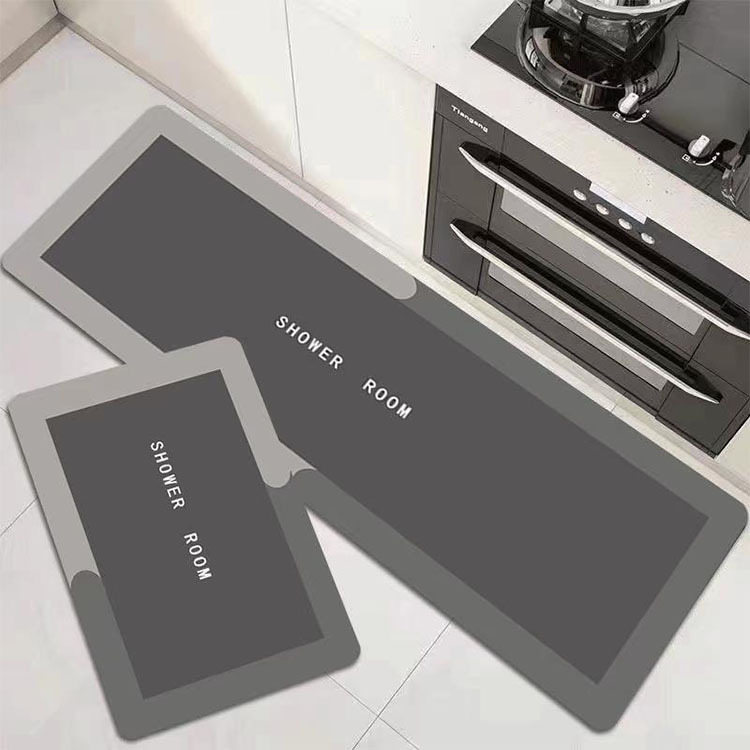 Cross-border kitchen floor mat carpet bathroom new diatom mud absorbent cushion non-slip oil-proof quick-drying dust-proof toilet