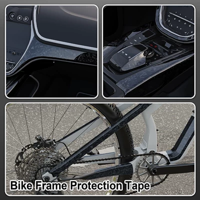 Pattern Black Bumper Door Color | Auto Color Change Film
