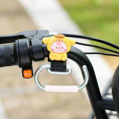 Other Electric Vehicle Accessories | Strong Load-Bearing Bag Hanging - yellow-doodle-leather-g-hook-black