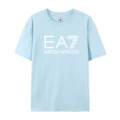 Light blue + white label