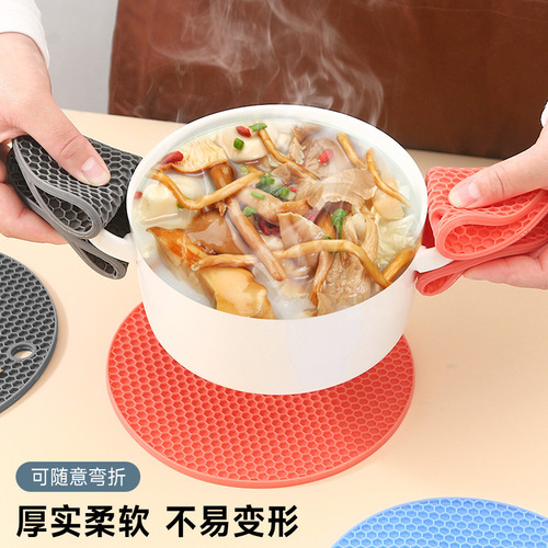 Coasters, silicone insulation mats, home dining mats, bowl mats, casserole anti-scalding pot mats, bowl mats, dinner plates, high temperature resistant table mats