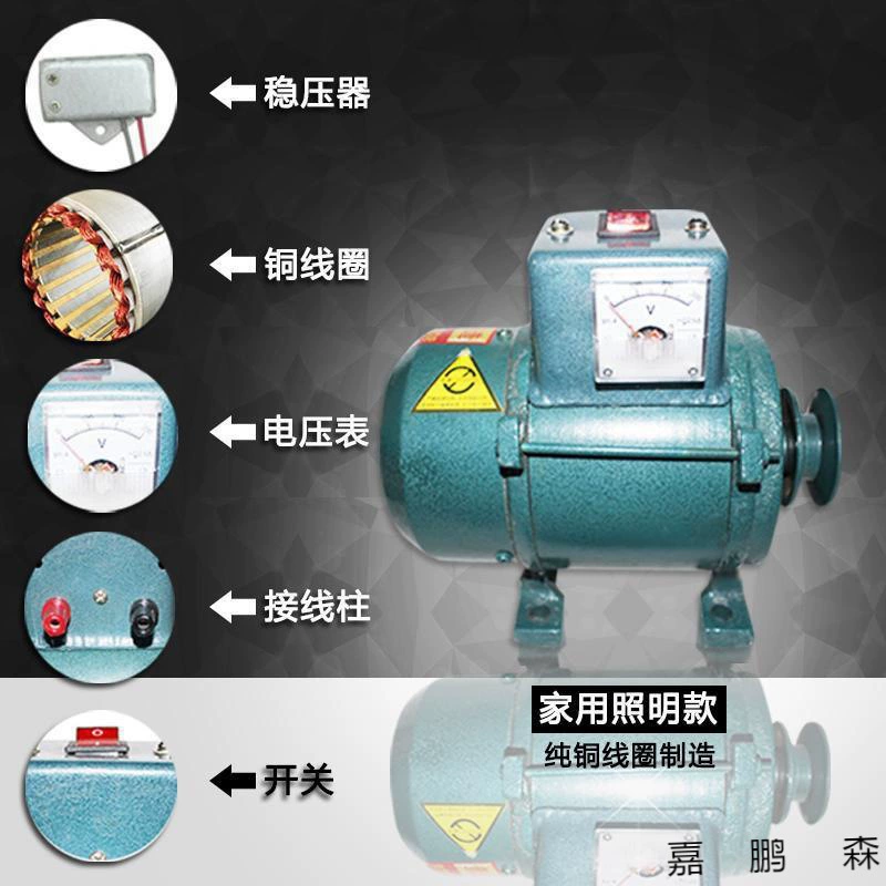 Diam 220V дизельный двигатель осветительный генератор небольшой бытовой двигатель чистый медный провод бензиновый с регулятором прямого напряжения