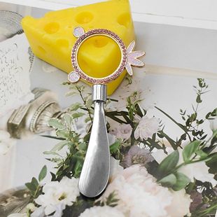Phnom Penh Pink Diamond Little Fish small size Cream Knife Cheese Knife Little Man Bread Smearing Knife Cream Knife Butter Knife Butter