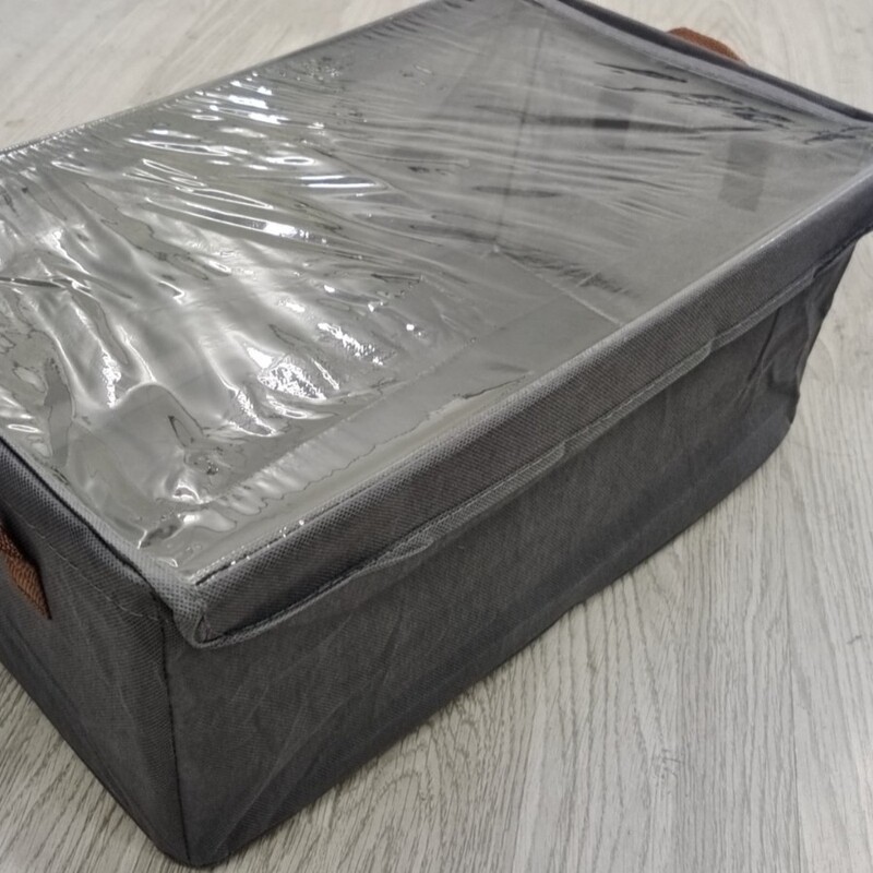 衣服储物箱钢架收纳盒家用布艺收纳箱衣物裤子内衣可折叠整理箱|undefined