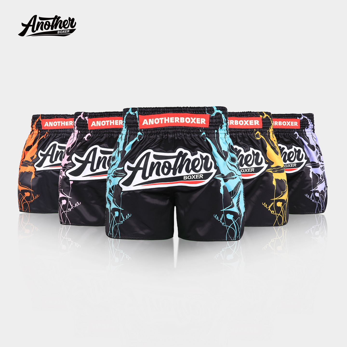 ANOTHERBOXER new clown-themed fitness shorts for adults, suitable for both men and women, designed for boxing training and light sparring