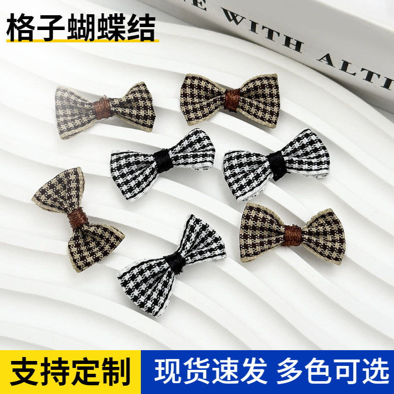 Plaid Bow Multi-Color Handmade DIY Accessories Doll Clothing Plush Toy Bow Tie Ornaments Hairpin Accessories Plaid Bow Multi-Color Handmade DIY Accessories Doll Clothing Plush Toy Bow Tie Ornaments Hairpin Accessories