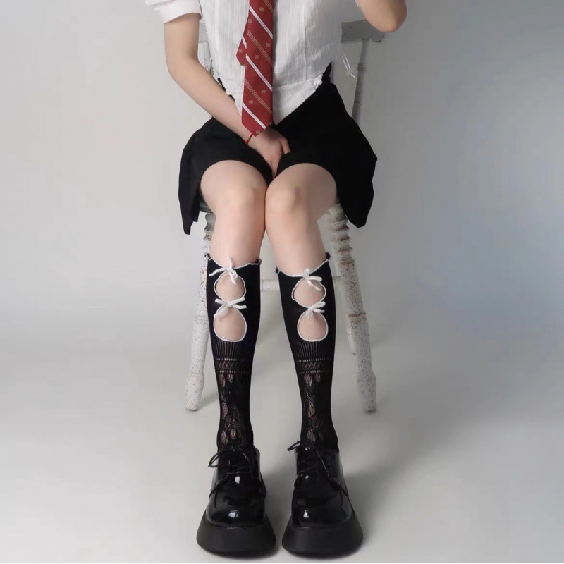Calcetines de muslo calcetines de rodillas calcetines de verano calcetines de verano delgadas puras