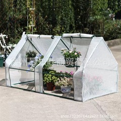 カバーガーデン暖房透明PVCカバーグリッドカバー植物花棚暖房花花温室花棚暖棚