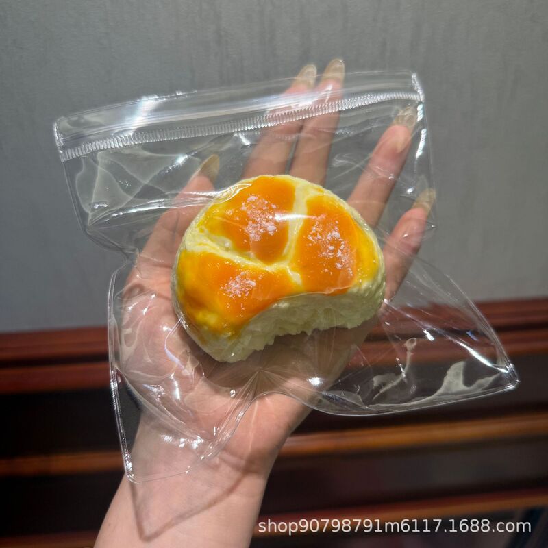 Ultra-soft slow-rebound food-grade silicone food-colored chewable snack pack, creative internet-famous squeeze toy