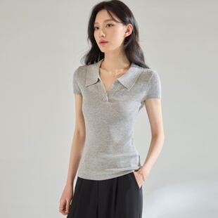 26�ļ���ɫPOLO�I��ë�ӗlᘿ����ٴ�ͨ�������@������T��25972
