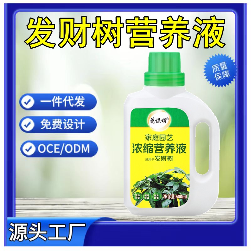 发财树营养液肥料适用肥治叶子发黄掉叶烂根室内花肥植物液体防黄