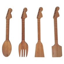 P׼Πbamboo guitar neck shaped gift kitchen tools