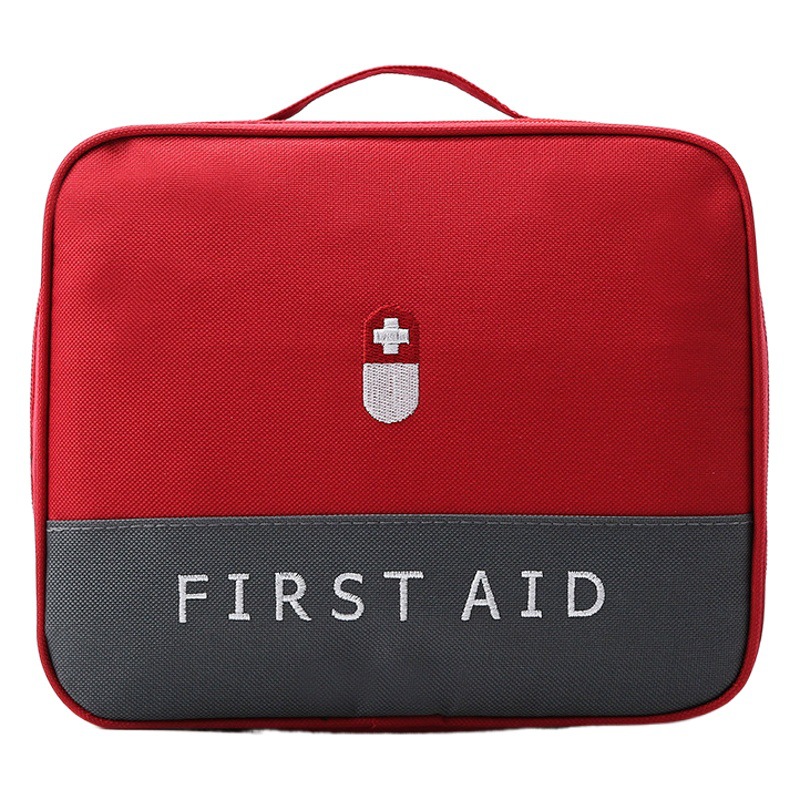 Bolsa de almacenamiento de gran capacidad, bolsa de medicamentos portátil, bolsa de medicamentos pequeña portátil, bolsa de primeros auxilios para medicamentos domésticos, bolsa de prevención de epidemias de viaje