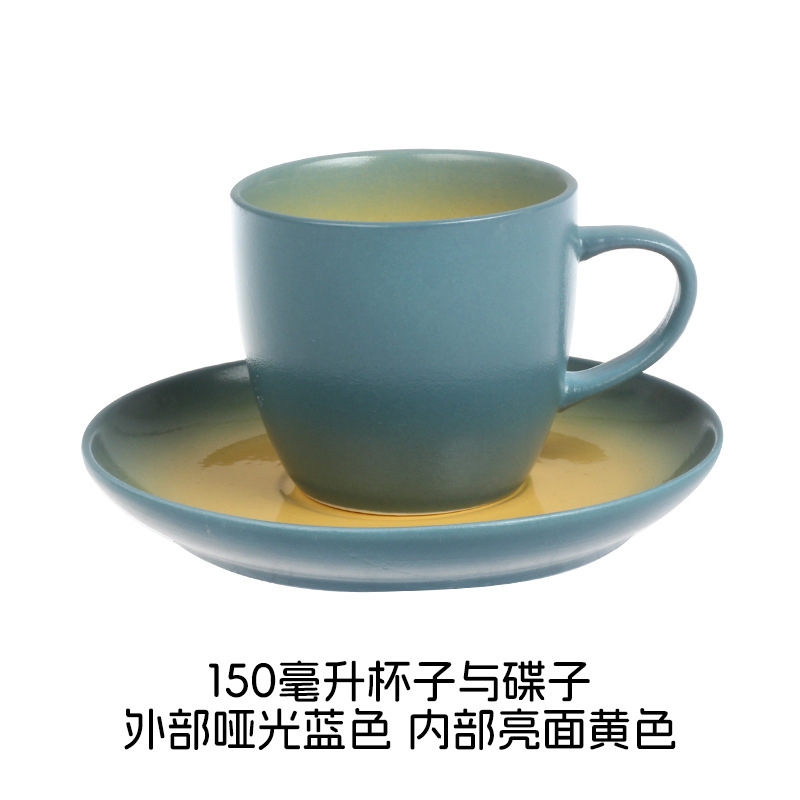 2色釉のモダンでシンプルなハイエンドスタイルの軽量磁器食器セット、耐久性があり、滑らかでお手入れが簡単です。|undefined