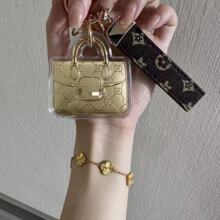 爆款足金999驴包黄金片汽车手机挂件钥匙扣挂饰送闺蜜女友生日礼