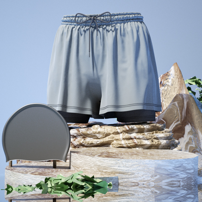 실버 회색 투피스 세트