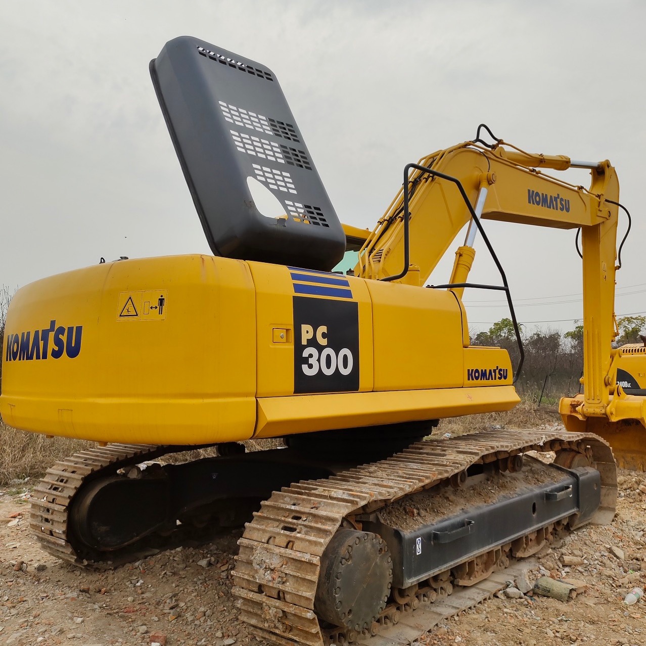 China línea de exportación de segunda mano Komatsu300 excavadora grande 350 360 400 excavadora