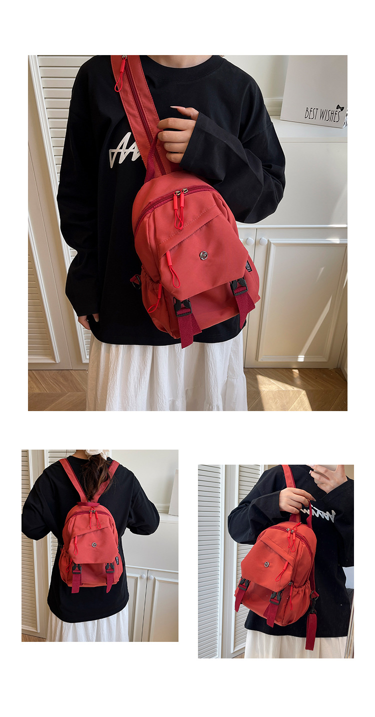 Large-capacity backpack 2025 new style casual Korean-style schoolbag, niche women's travel bag, class commuting bag undefined