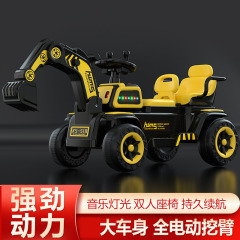 子供用電動掘削機、二人乗り掘削機、子供用建設車両おもちゃ、ベビーカー、砂浜用オフロード車