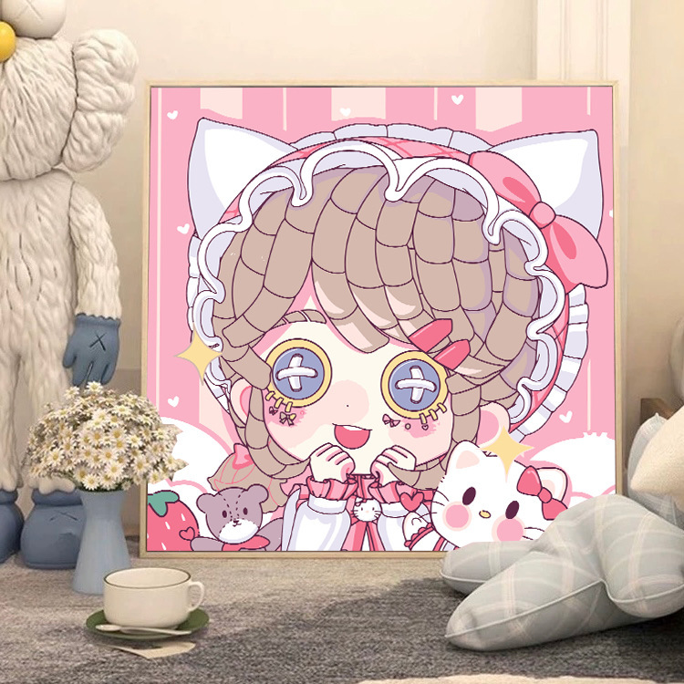 ズートピア diy デジタル油絵手描き着色ジュディニック周辺アクリル油絵メーカー卸売|undefined