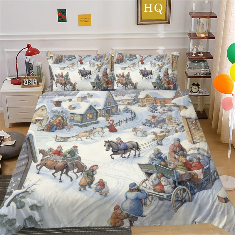 (Cross-border trading), duvet cover, pillowcase, ebay, 3D, polyester