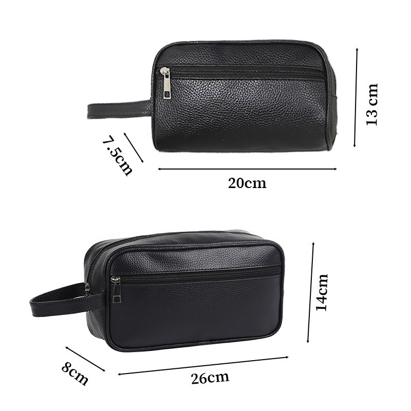 Men's Toiletry Bag Factory Source Manufacturer Wholesale Lychee Pattern Portable Cosmetic Bag Portable Storage Bag Can Add Logo Men's Toiletry Bag Factory Source Manufacturer Wholesale Lychee Pattern Portable Cosmetic Bag Portable Storage Bag Can Add Logo