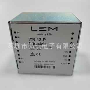 Swiss Lem Lemholz Current Sensor Itn12-P Ultrastab Brand New Original Genuine Spot