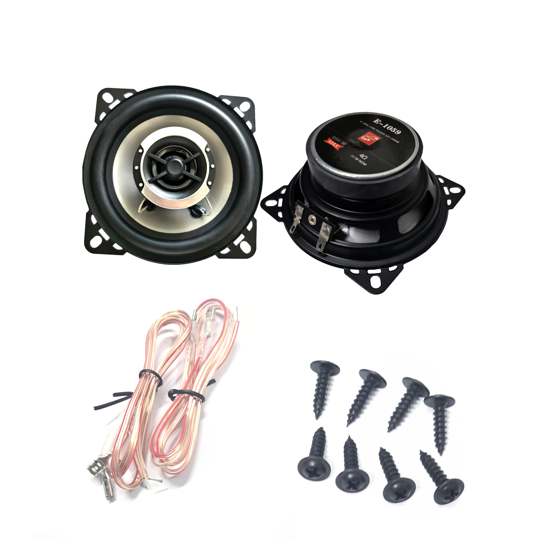 供应4寸汽车喇叭汽车扬声器 泡沫边纸盆 音箱 中低音